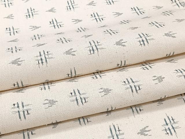 平和屋着物＊夏物　紗紬　琉球絣文　正絹　逸品　CABI3811xi