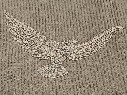 平和屋着物＊染色作家　斉藤三才　中国三大刺繍　スワトウ刺繍　夏物　訪問着　縦絽　3才鳥　暈し染め　正絹　逸品　CABI3812xi