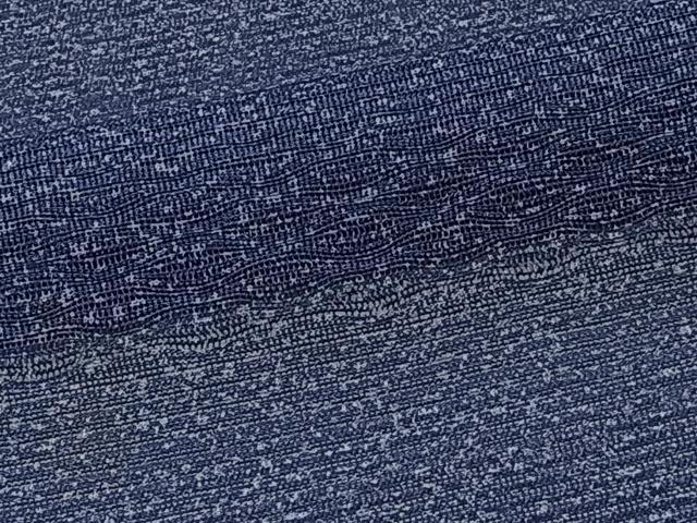 平和屋着物＊京童人形絵師　高橋翠延　夏物　小紋　紋絽　霞文　正絹　逸品　CABI3817xi