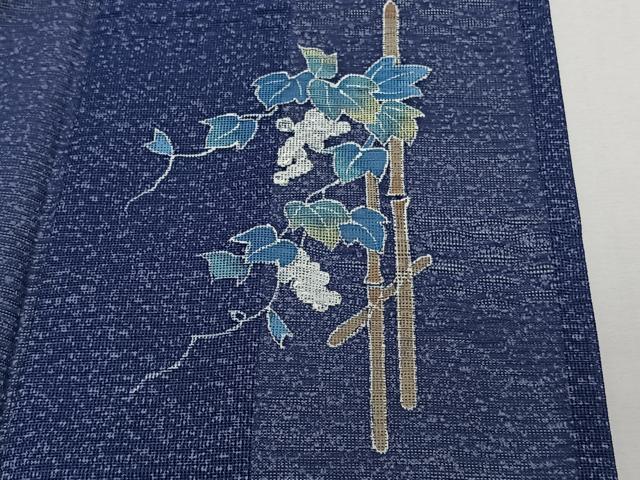 平和屋着物＊京童人形絵師　高橋翠延　夏物　小紋　紋絽　霞文　正絹　逸品　CABI3817xi