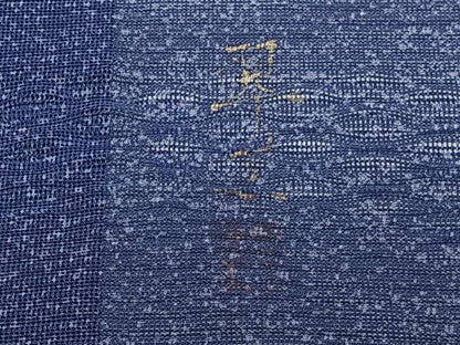 平和屋着物＊京童人形絵師　高橋翠延　夏物　小紋　紋絽　霞文　正絹　逸品　CABI3817xi
