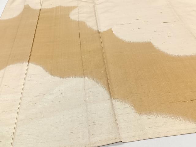 平和屋着物▽訪問着　単衣　紬地　霞文　正絹　逸品　CABI3821xi