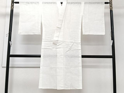 平和屋着物＊夏物　長襦袢　流水花紋紗　麻　逸品　CABI3830xi