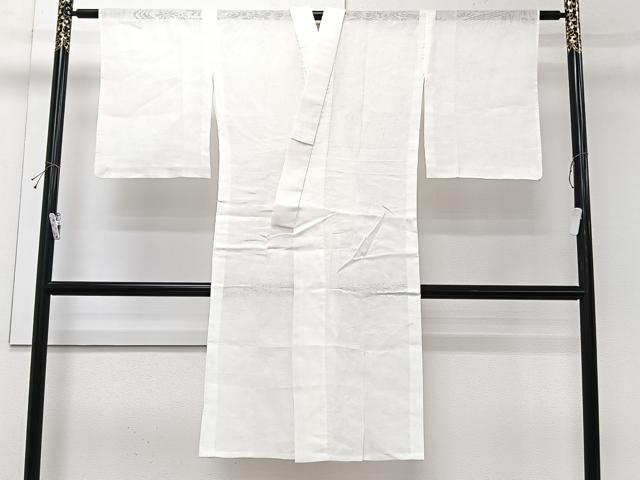 平和屋着物＊夏物　長襦袢　流水花紋紗　麻　逸品　CABI3830xi