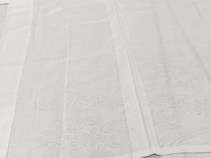 平和屋着物＊夏物　長襦袢　流水花紋紗　麻　逸品　CABI3830xi