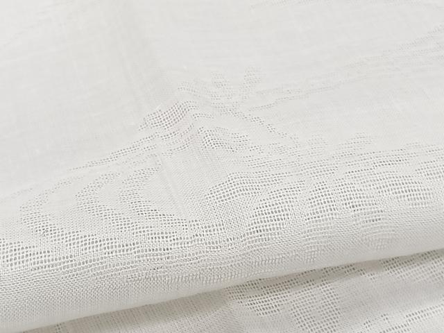 平和屋着物＊夏物　長襦袢　流水花紋紗　麻　逸品　CABI3830xi