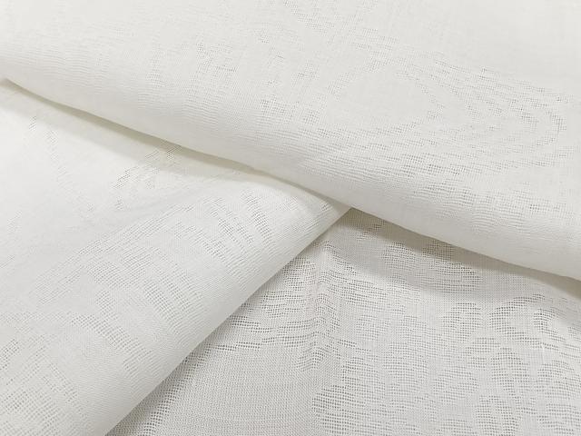 平和屋着物＊夏物　長襦袢　流水花紋紗　麻　逸品　CABI3830xi