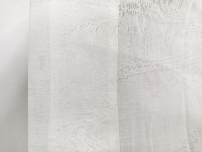 平和屋着物＊夏物　長襦袢　流水花紋紗　麻　逸品　CABI3830xi