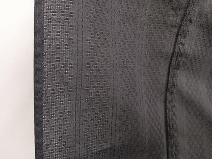 平和屋着物∴夏物　男性　小紋・浴衣兼用　間道　源氏鼠色　綿　逸品　CABI3831xi