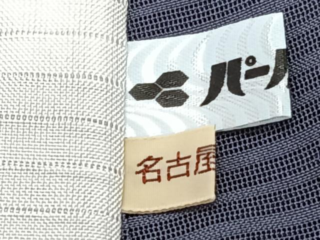 平和屋着物＊夏物　小紋　絽　雪輪鹿の子文　三越扱い　正絹　逸品　CABI3841xi