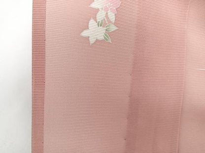 平和屋着物＊夏物　訪問着　絽　地紙草花文　正絹　逸品　CABI3851xi