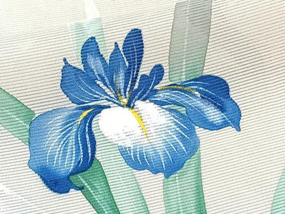 平和屋着物＊夏物　訪問着　絽　草花文　正絹　逸品　CABI3854xi