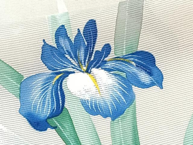 平和屋着物＊夏物　訪問着　絽　草花文　正絹　逸品　CABI3854xi