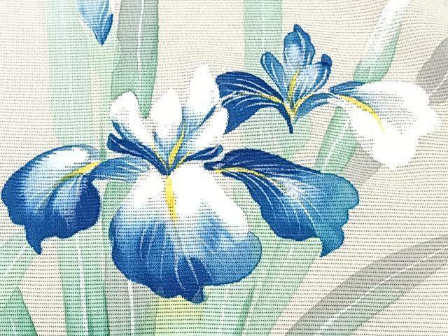 平和屋着物＊夏物　訪問着　絽　草花文　正絹　逸品　CABI3854xi