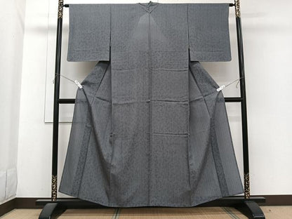 平和屋着物＊夏物　米沢　白根沢　涼風　単衣　綟子織　もじり織　トンボ　正絹　逸品　CABI3856xi