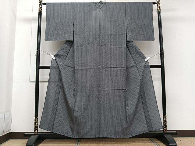 平和屋着物＊夏物　米沢　白根沢　涼風　単衣　綟子織　もじり織　トンボ　正絹　逸品　CABI3856xi