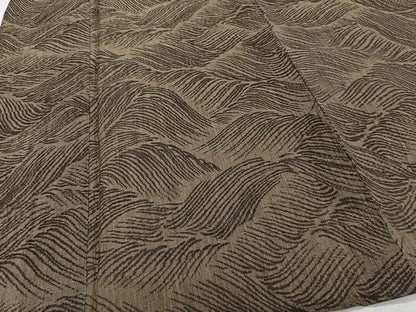 平和屋着物＊夏物　本場小千谷縮　紗　波文　麻　逸品　CABI3866xi