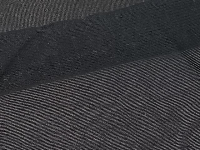 平和屋着物＊夏物　色無地　絽　紫黒色　正絹　逸品　CABI3869xi