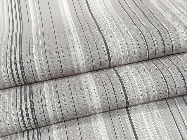 平和屋着物＊夏物　小紋　縦絽　縞　正絹　逸品　CABI3871xi