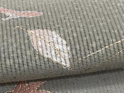 平和屋着物＊夏物　訪問着　縦絽　こぼれ松花文　金彩　正絹　逸品　CABI3872xi