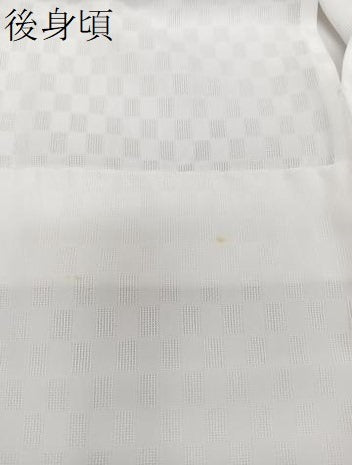 平和屋着物＊夏物　長襦袢　市松紋紗　洗える着物　未使用　CABI3878xi
