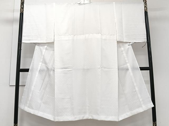 平和屋着物＊夏物　長襦袢　市松紋紗　洗える着物　未使用　CABI3878xi