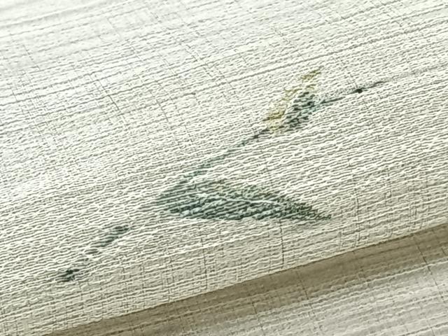 平和屋着物＊夏物　小紋　紗　枝草文　CABI3901xi