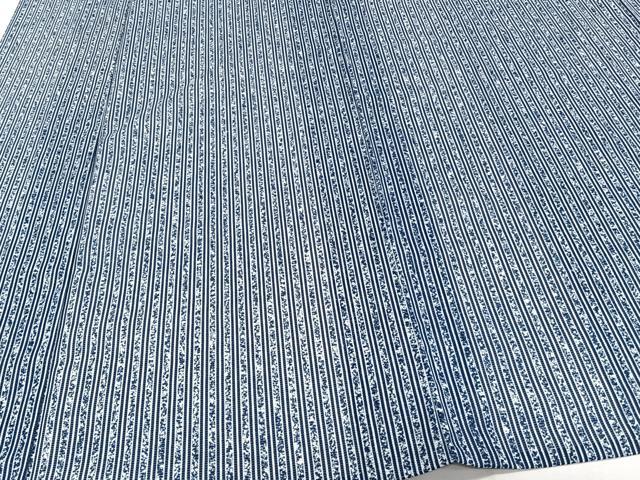 平和屋着物＊夏物　小紋　絽　縞　洗える着物　CABI3902xi