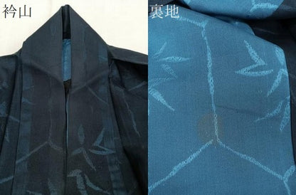 平和屋着物＊夏物　小紋　紗　亀甲笹文　正絹　逸品　CABI3922xi