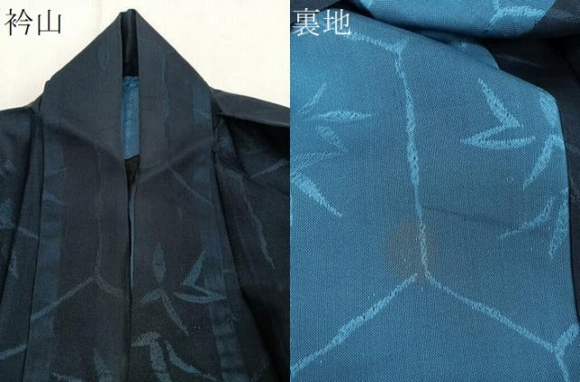 平和屋着物＊夏物　小紋　紗　亀甲笹文　正絹　逸品　CABI3922xi