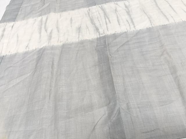 平和屋着物＊夏物　男性　長襦袢　絞り　横段亀甲文　麻　逸品　CABI3923xi