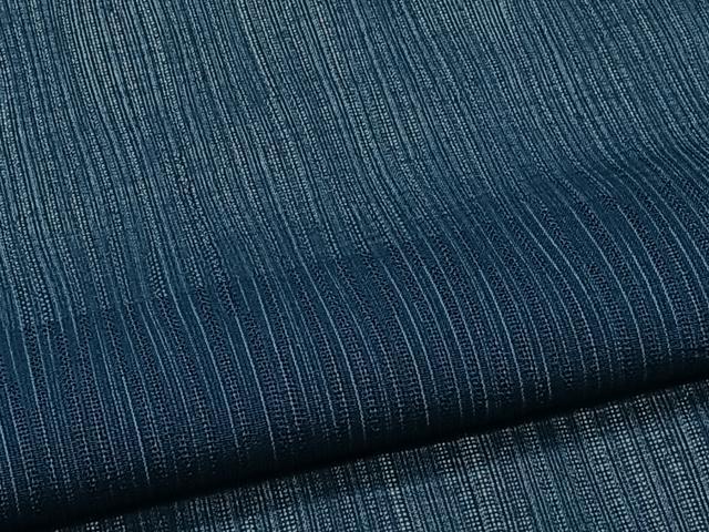 平和屋着物＊夏物　小紋　縞紋紗　正絹　逸品　CABI3924xi