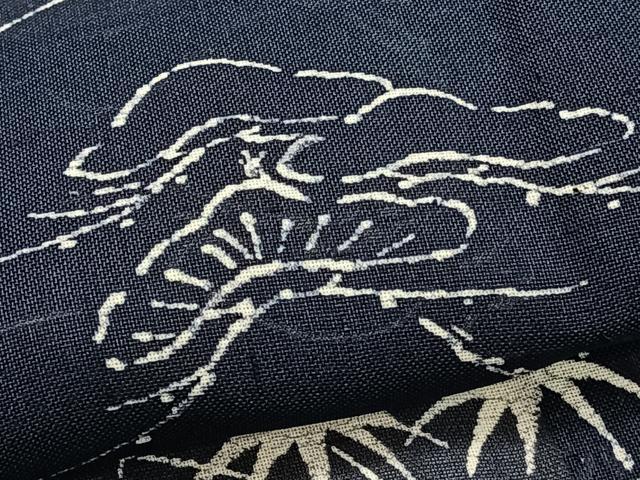 平和屋着物＊夏物　訪問着　紗紬　風景文　松竹梅　正絹　逸品　CABI3925xi
