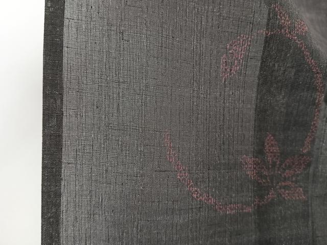 平和屋着物＊夏物　洗える最高級着物　＜英＞はなぶさ謹製　小紋　紗　花唐草文　洗える着物　CABI3929xi