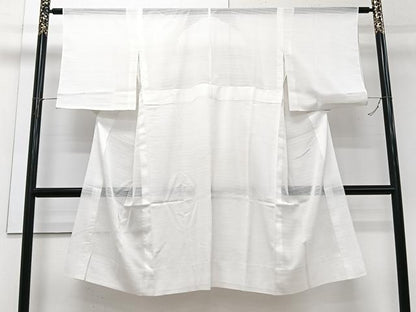 平和屋着物＊夏物　洗える最高級着物　＜英＞はなぶさ謹製　長襦袢　変わり絽　白色　洗える着物　CABI3930xi