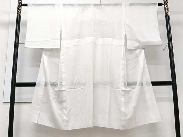 平和屋着物＊夏物　洗える最高級着物　＜英＞はなぶさ謹製　長襦袢　変わり絽　白色　洗える着物　CABI3930xi