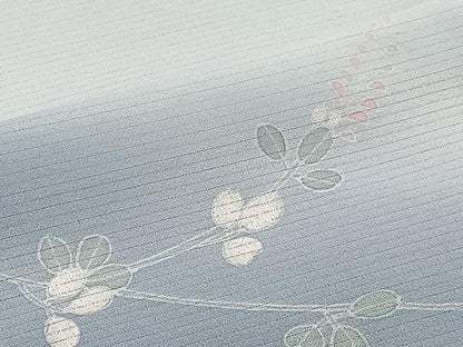平和屋着物＊夏物　訪問着　絽ちりめん　枝草花文　暈し染め　洗える着物　CABI3936xi