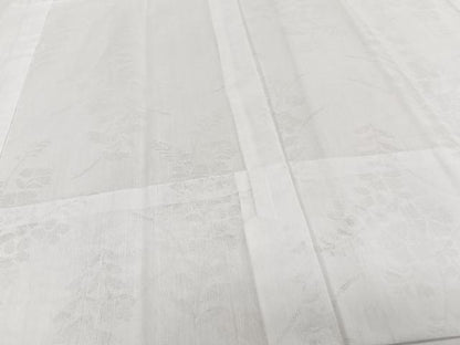 平和屋着物＊夏物　長襦袢　枝草花紋紗　白色　洗える着物　未使用　CABI3943xi