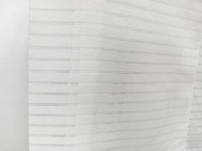 平和屋着物＊夏物　長襦袢　変わり絽　流水草花文　白色　洗える着物　CABI3946xi