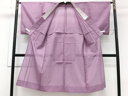 平和屋着物＊夏物　長襦袢　絽　京紫色　洗える着物　CABI3957xi