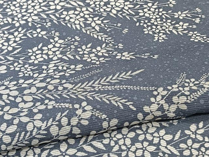 平和屋着物＊夏物　小紋　絽　枝草花文　正絹　逸品　CABI3959xi