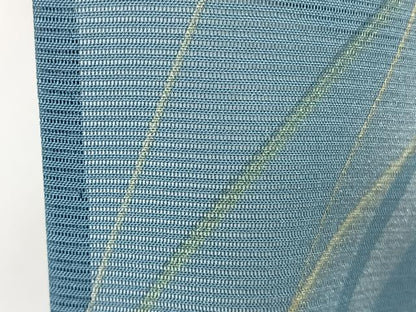 平和屋着物＊夏物　訪問着　絽　枝草花文　暈し染め　銀彩　正絹　逸品　未使用　CABI3964xi