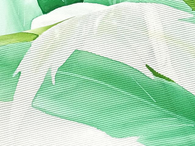 平和屋着物＊夏物　訪問着　絽　手描き　草文　正絹　逸品　CABI3969xi