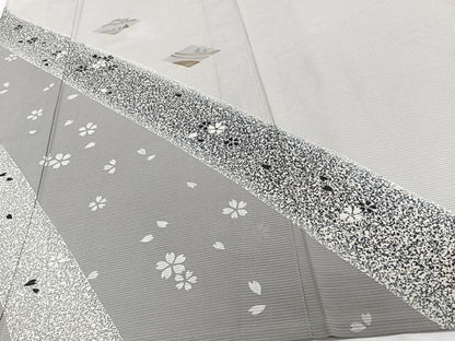 平和屋着物＊夏物　訪問着　絽　舞花文　正絹　逸品　CABI3970xi