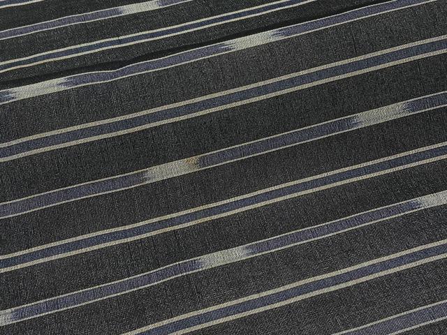 平和屋着物＊夏物　本場琉球絣　夏琉球　横段文　正絹　逸品　CABI3978xi