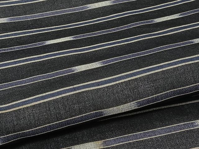 平和屋着物＊夏物　本場琉球絣　夏琉球　横段文　正絹　逸品　CABI3978xi