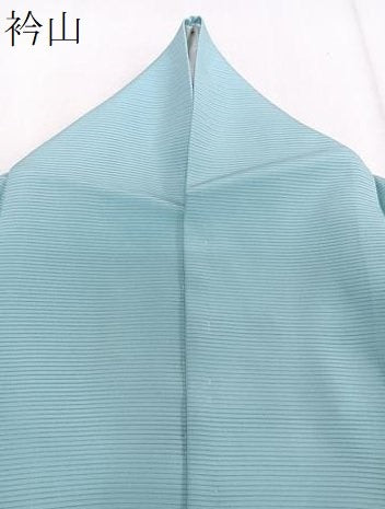 平和屋着物＊夏物　色無地　絽　白藍色　正絹　逸品　CABI3979xi
