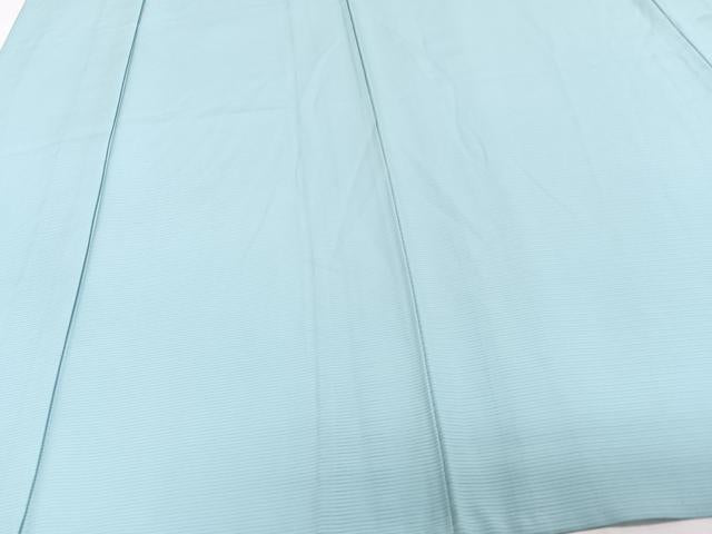平和屋着物＊夏物　色無地　絽　白藍色　正絹　逸品　CABI3979xi