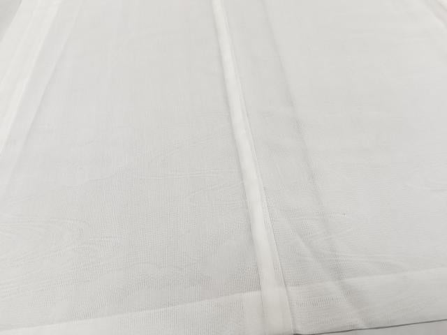 平和屋着物＊夏物　長襦袢　雲取り流水紋紗　白色　洗える着物　CABI3984xi