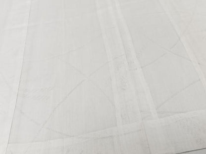 平和屋着物＊夏物　長襦袢　芝草紋紗　白練色　洗える着物　CABI3985xi